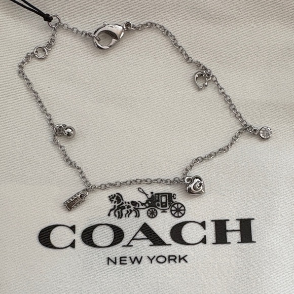 Authentic Coach Silver Charm Bracelet - Picture 8 of 8